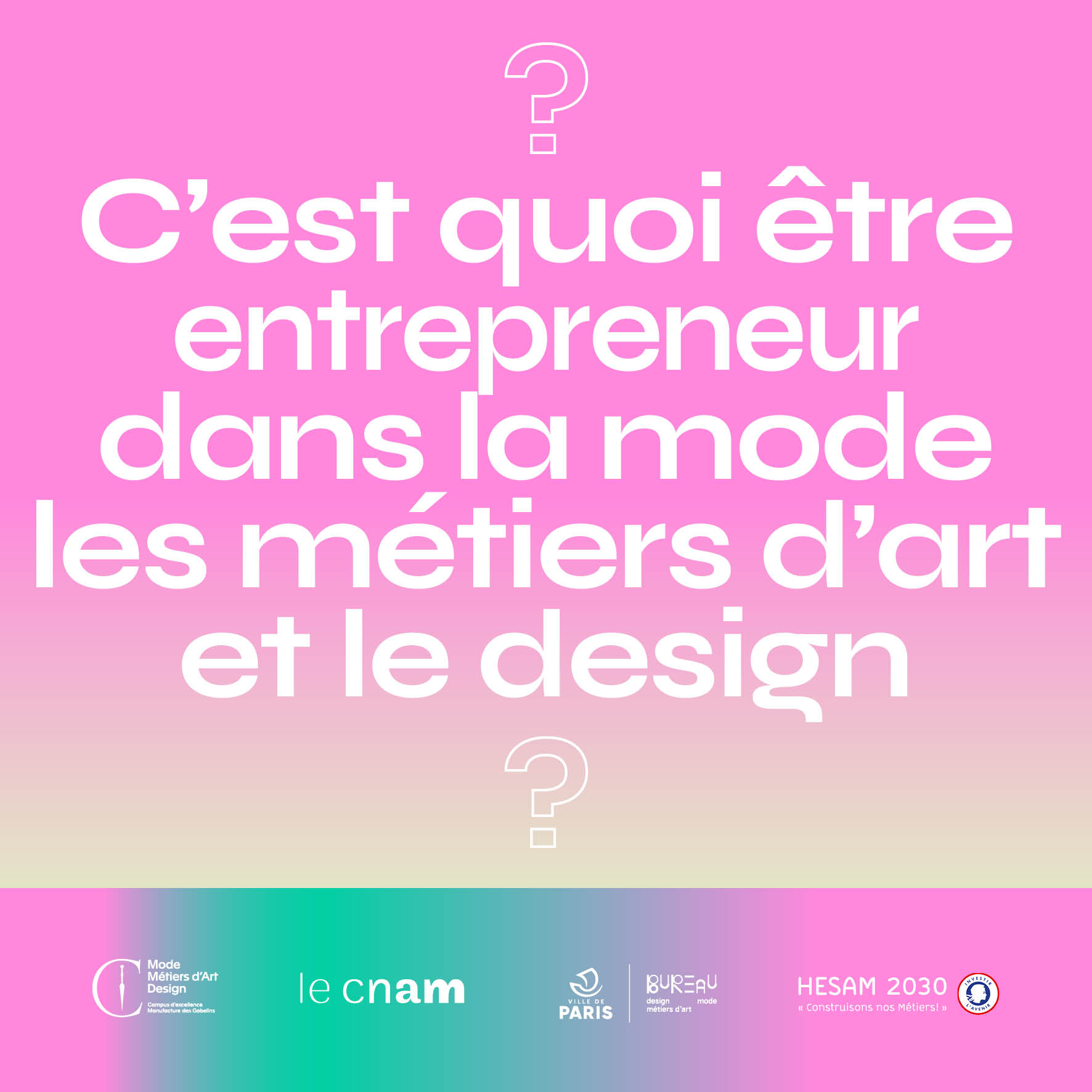 C’est quoi être entrepreneur dans la mode, les métiers d’art et le design ?