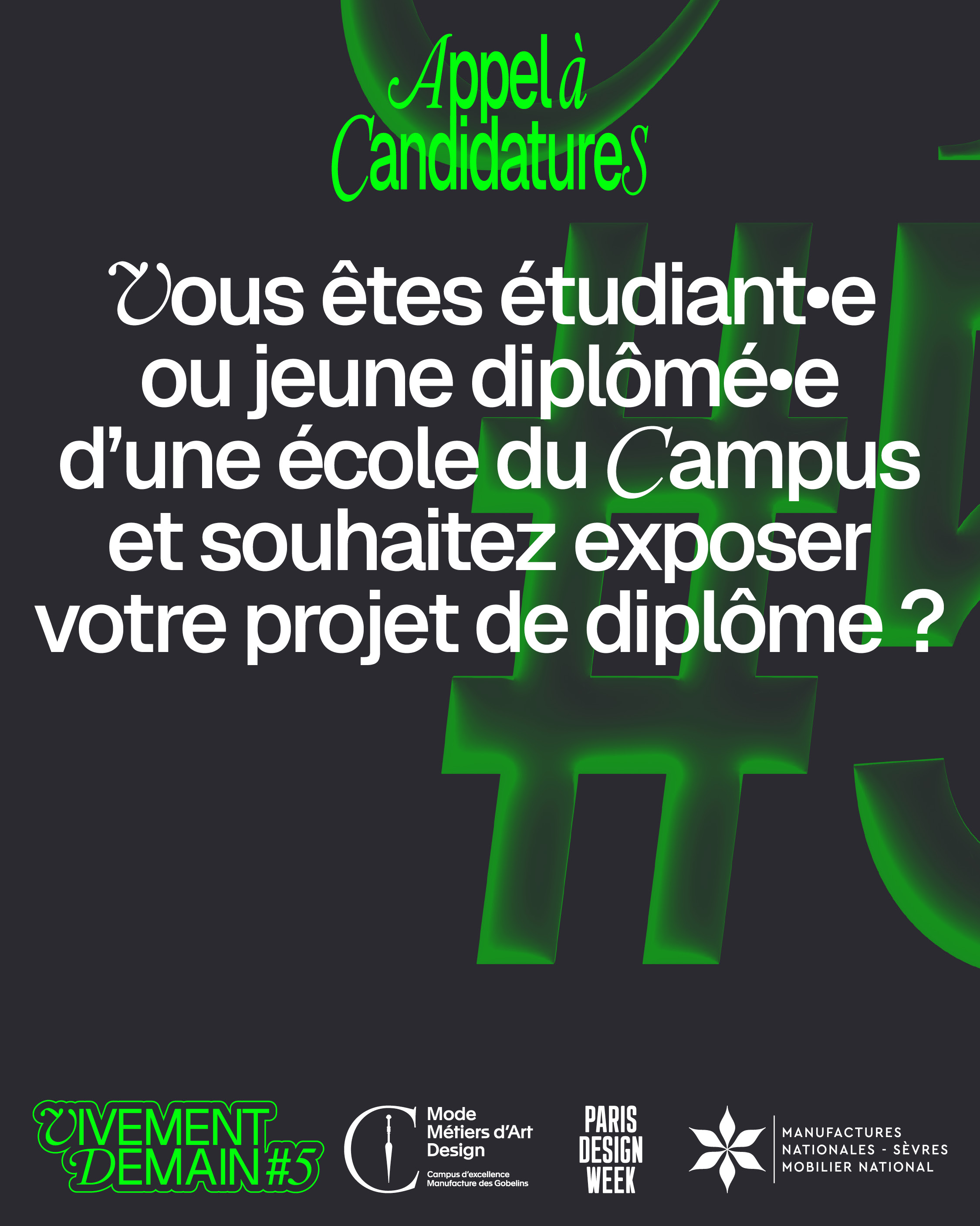 Appel à candidature Vivement demain #5